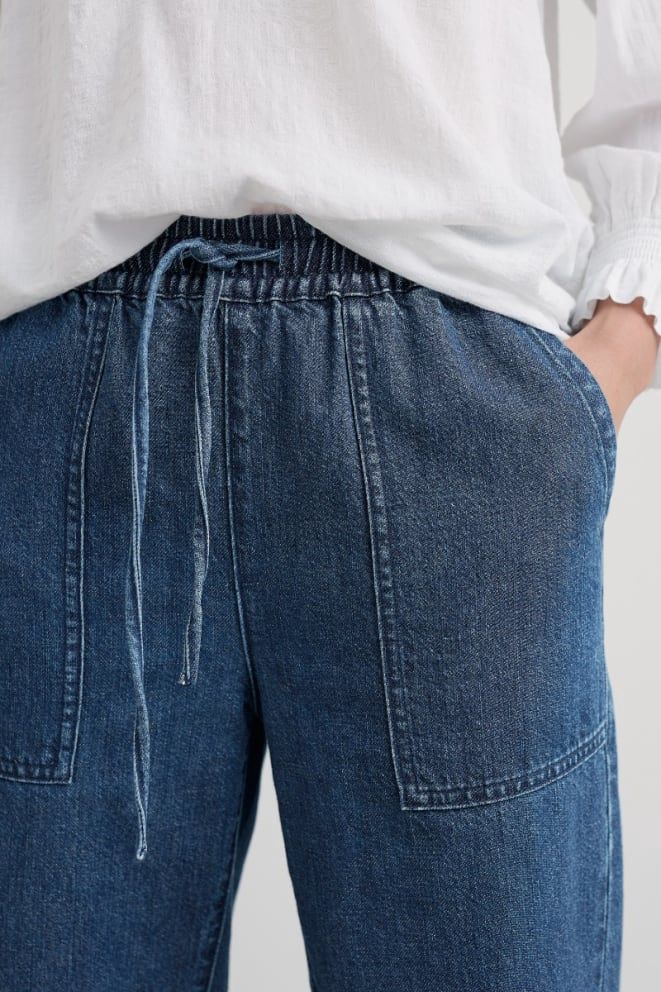 Sholl Trouser in Mid Wash