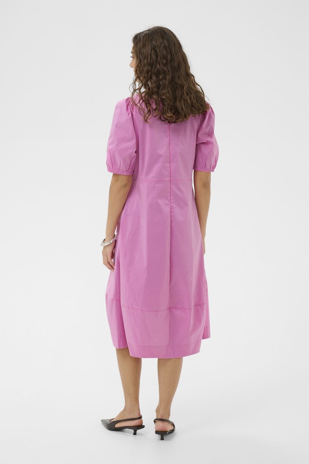 Antoinett Dress in Fuchsia Pink