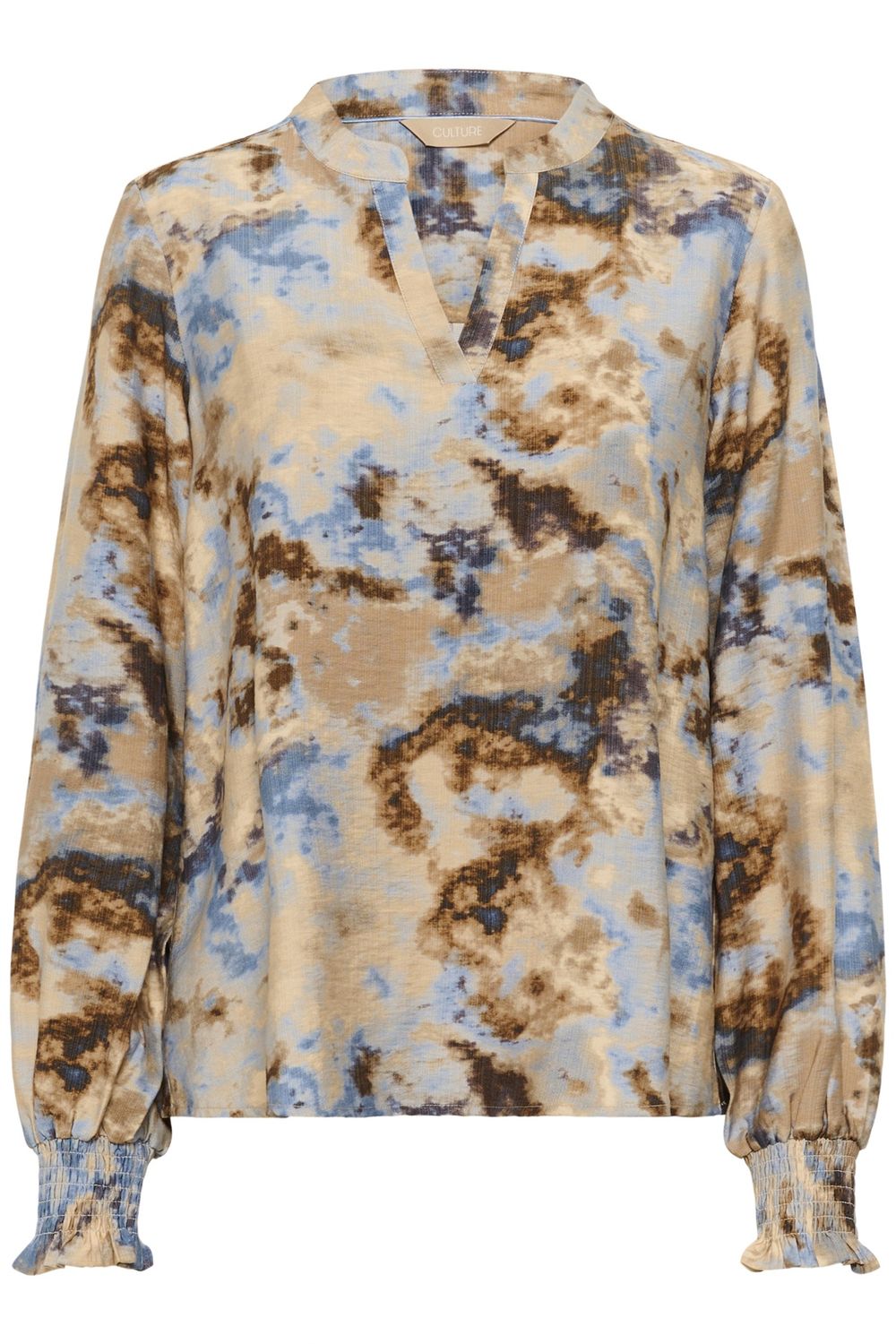 Hizzy Greece LS Blouse in Brown