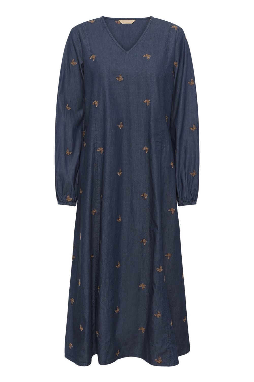 Filipa Michelle Long Dress in Rinse Wash