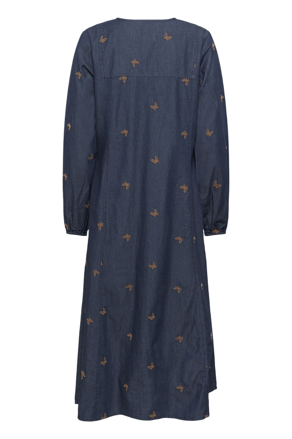 Filipa Michelle Long Dress in Rinse Wash