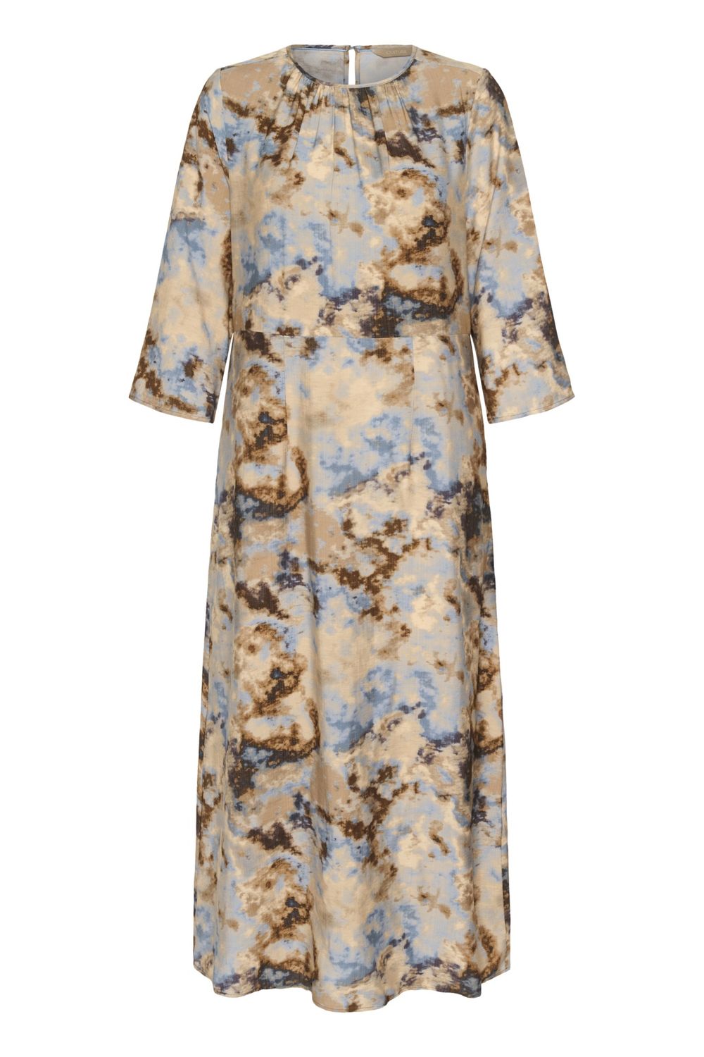 Hizzy Greece Long Dress in Brown