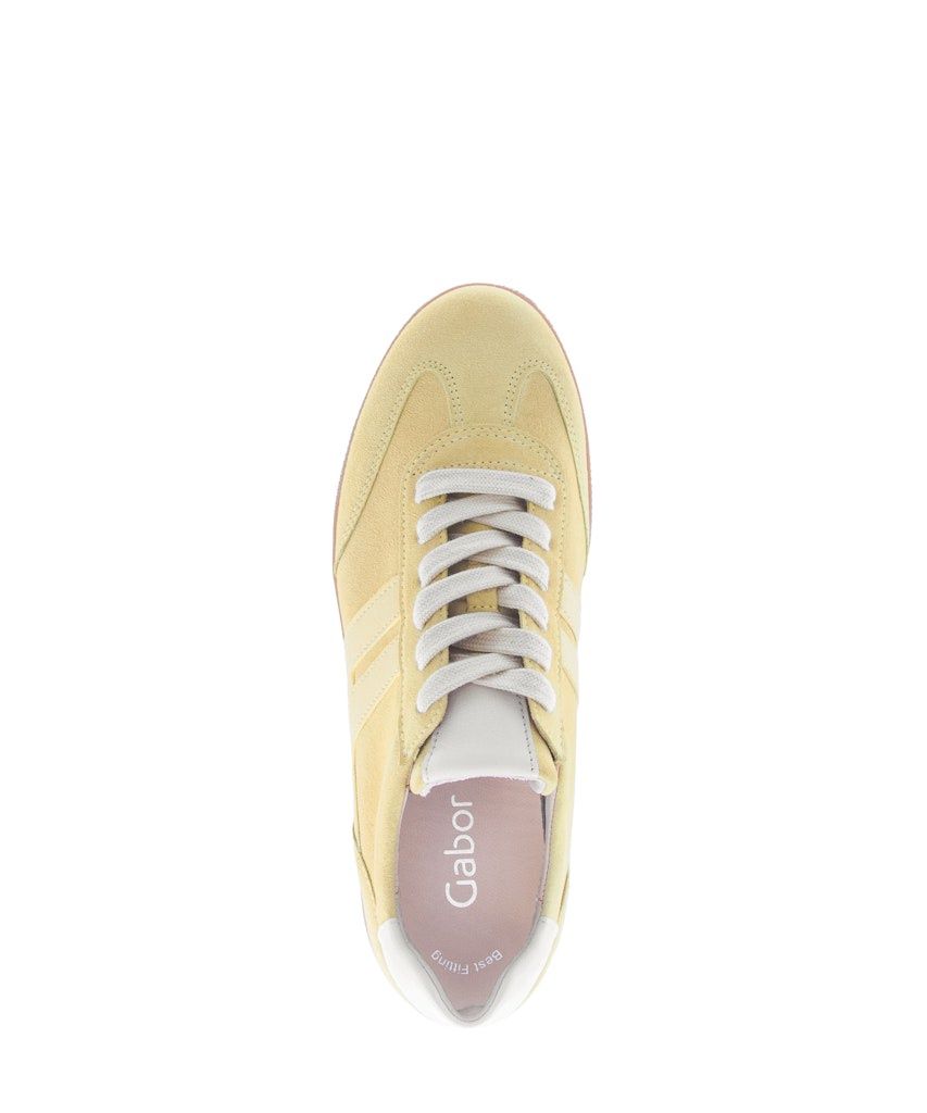 Sophie Suede Sneaker in Yellow