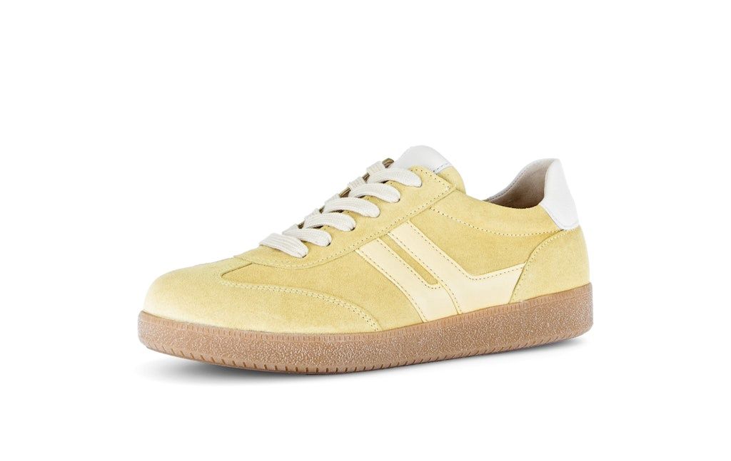 Sophie Suede Sneaker in Yellow