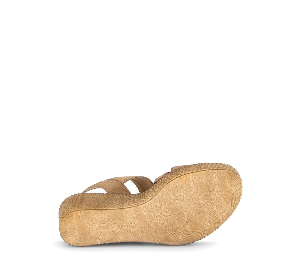 Harper Suede Sandals in Brown