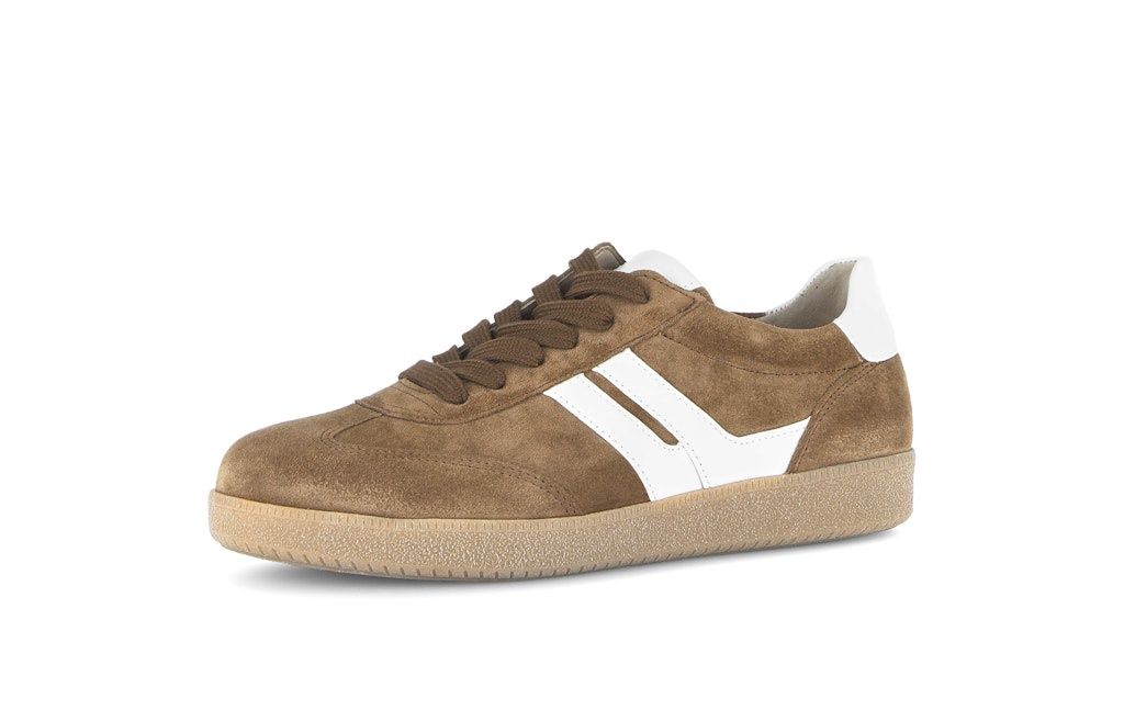 Clara Suede Sneaker in Brown