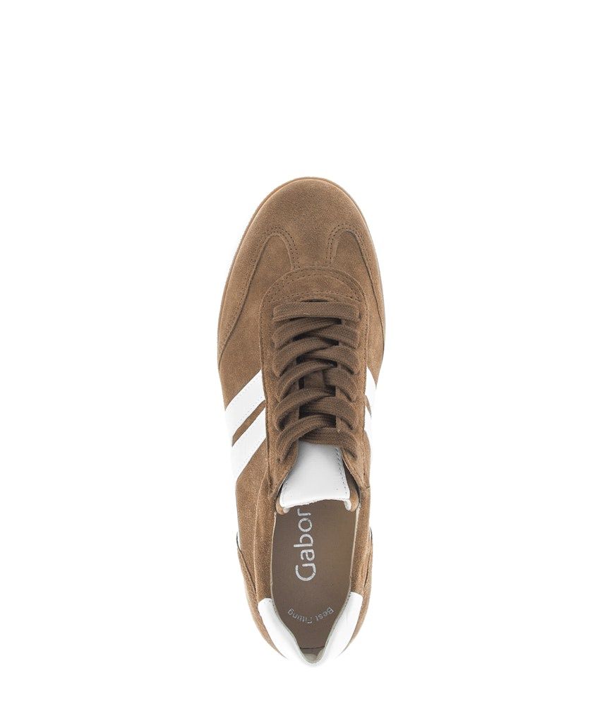 Clara Suede Sneaker in Brown