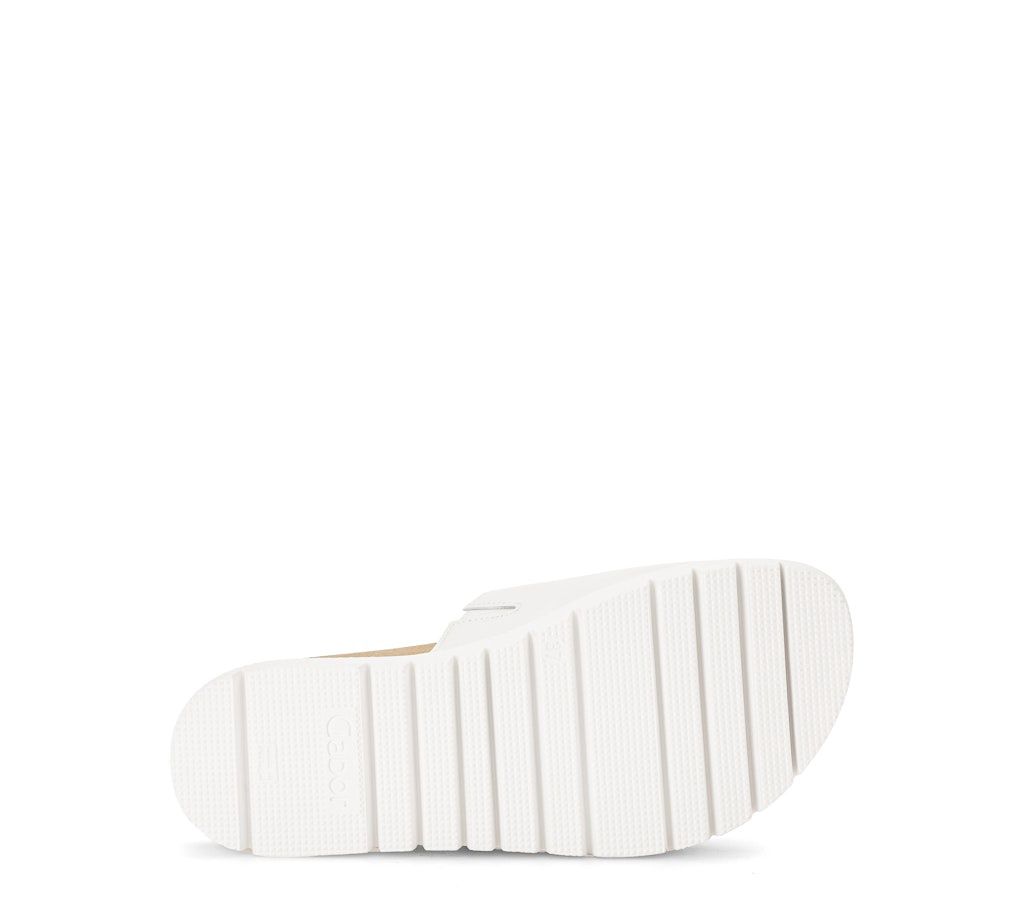 Audrey Leather Loafer in White