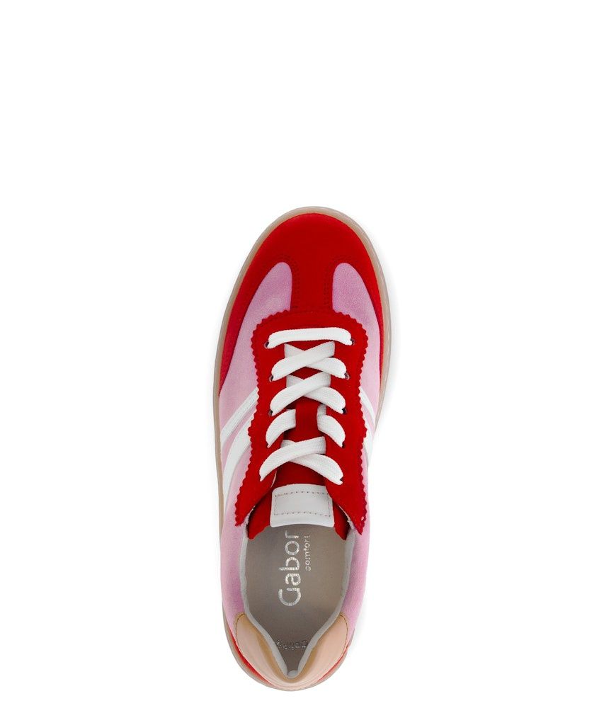 Rosalie Suede Sneaker in Pink