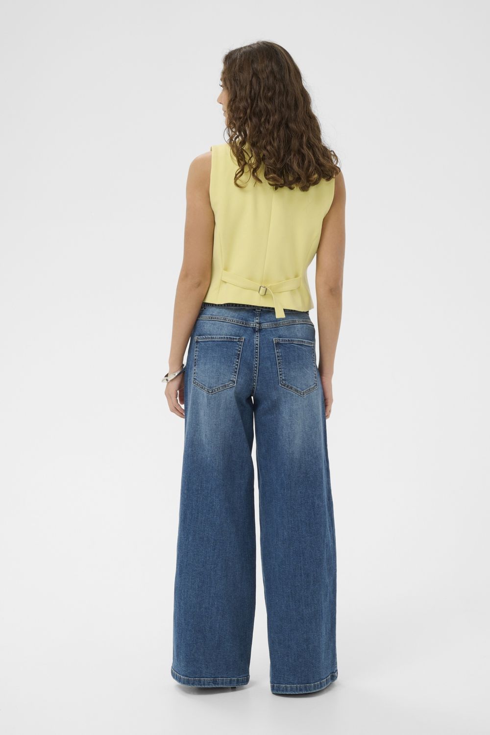 Nalina Clara Waistcoat in Lemon Meringue