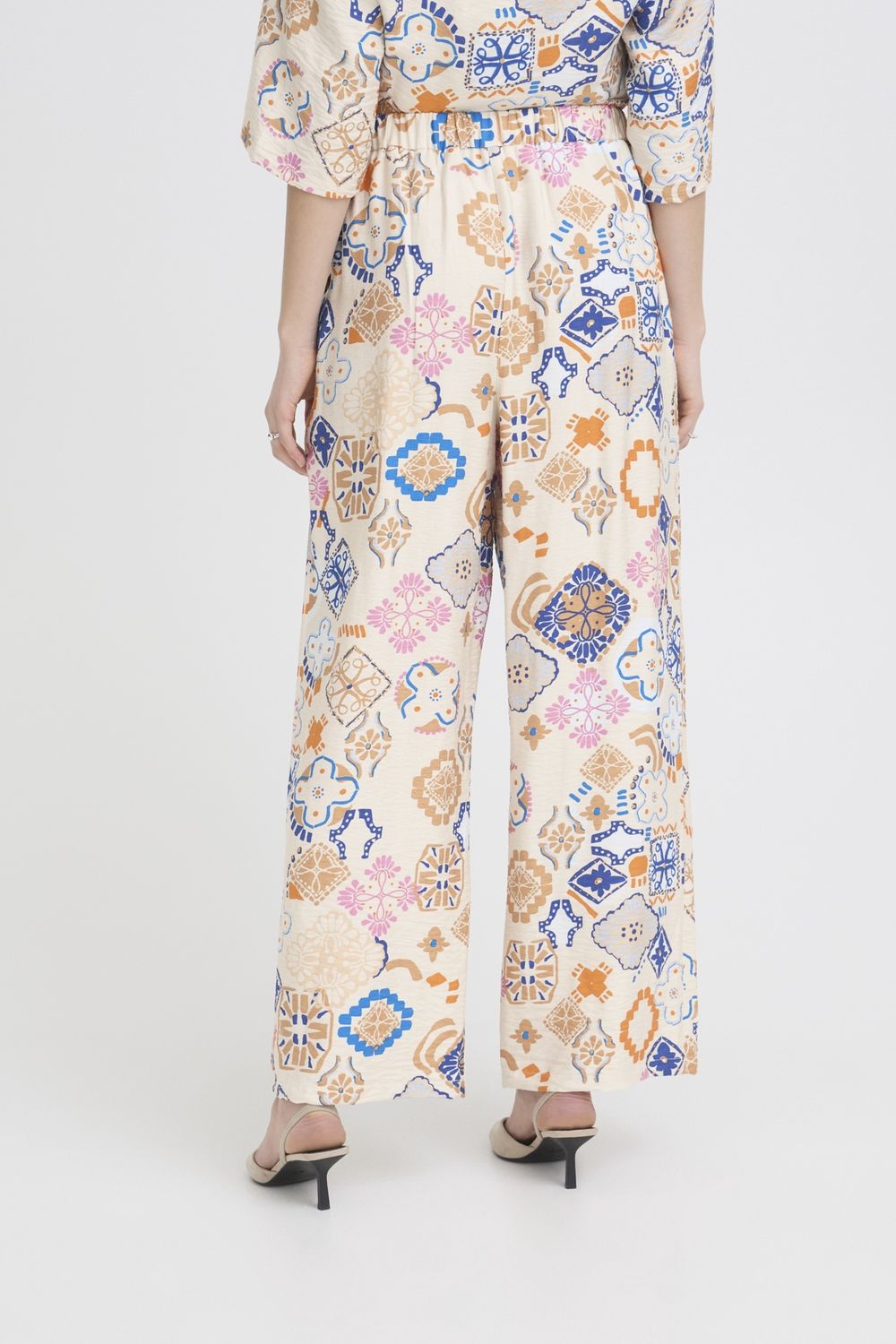 Lancie Trousers in Graphic Tile