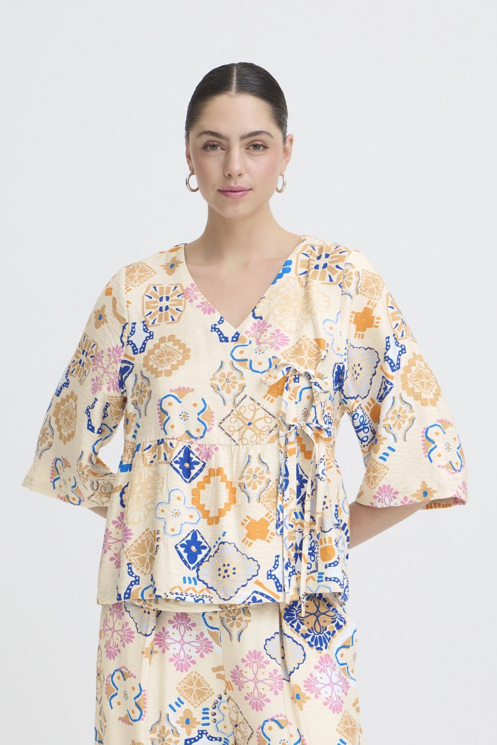 Lancie Shirt in Graphic Tile