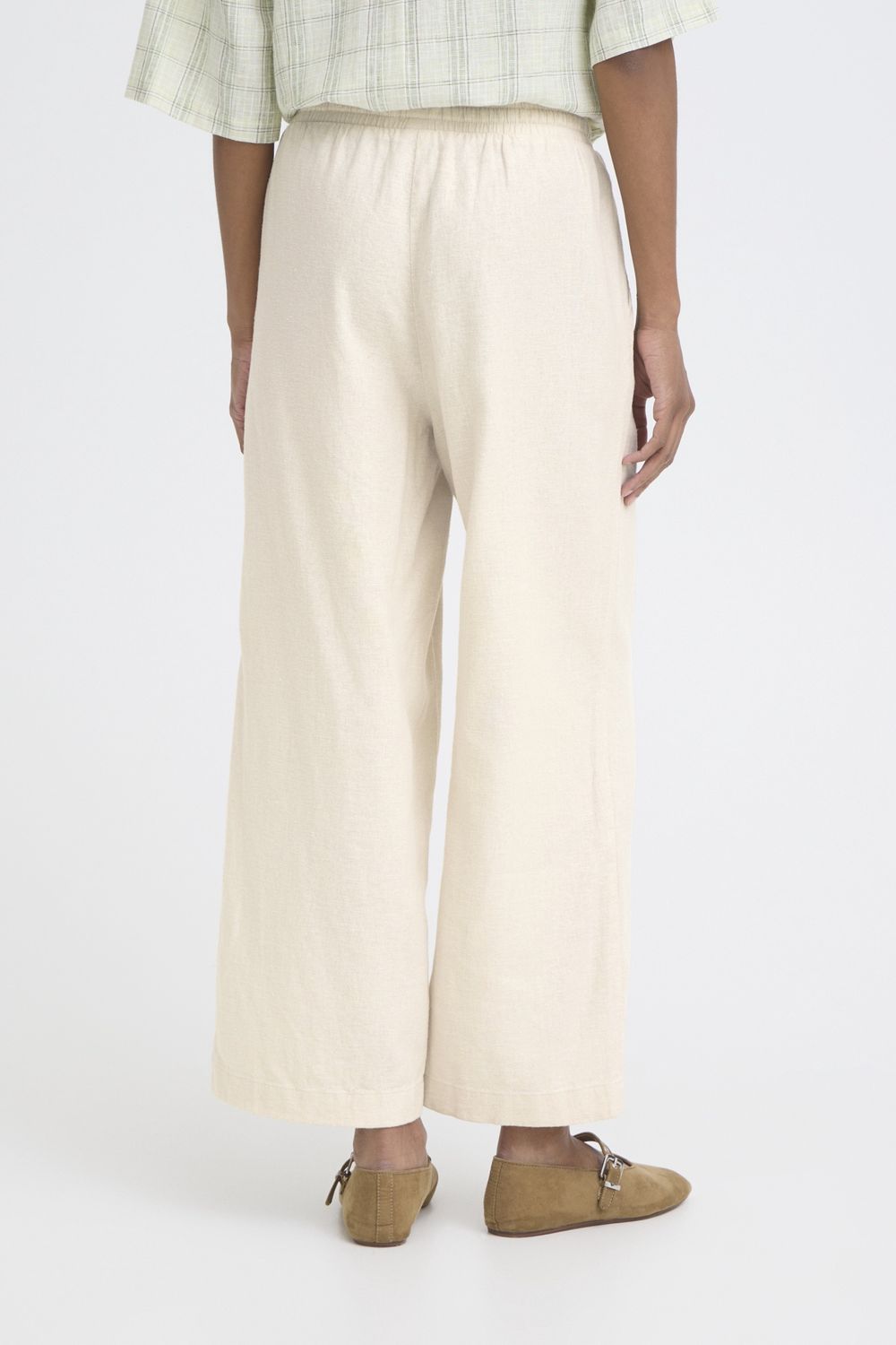 Linno Trousers in Natural Ecru