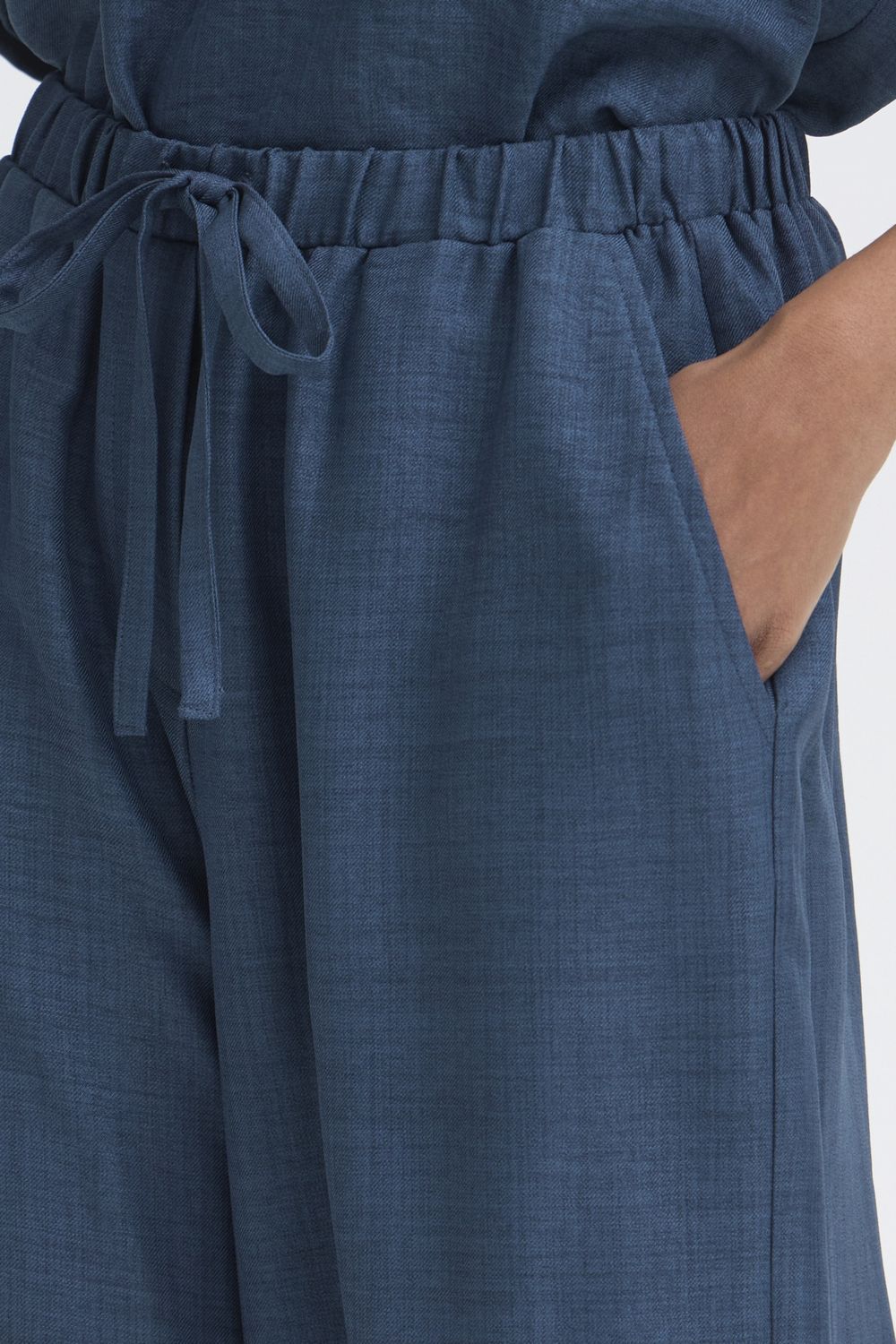 Katico Trousers in True Navy Melange