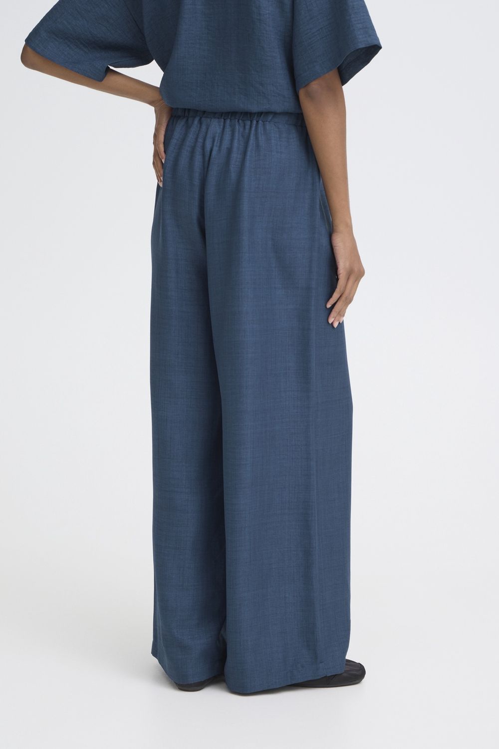 Katico Trousers in True Navy Melange