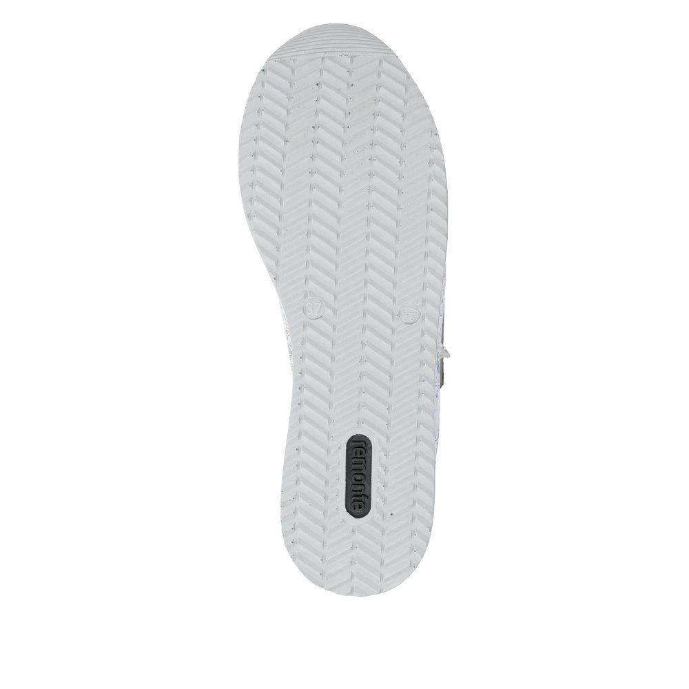 Mila Sneakers with Zipper in White