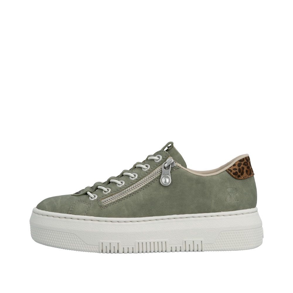Olive Suede Shoes in Green