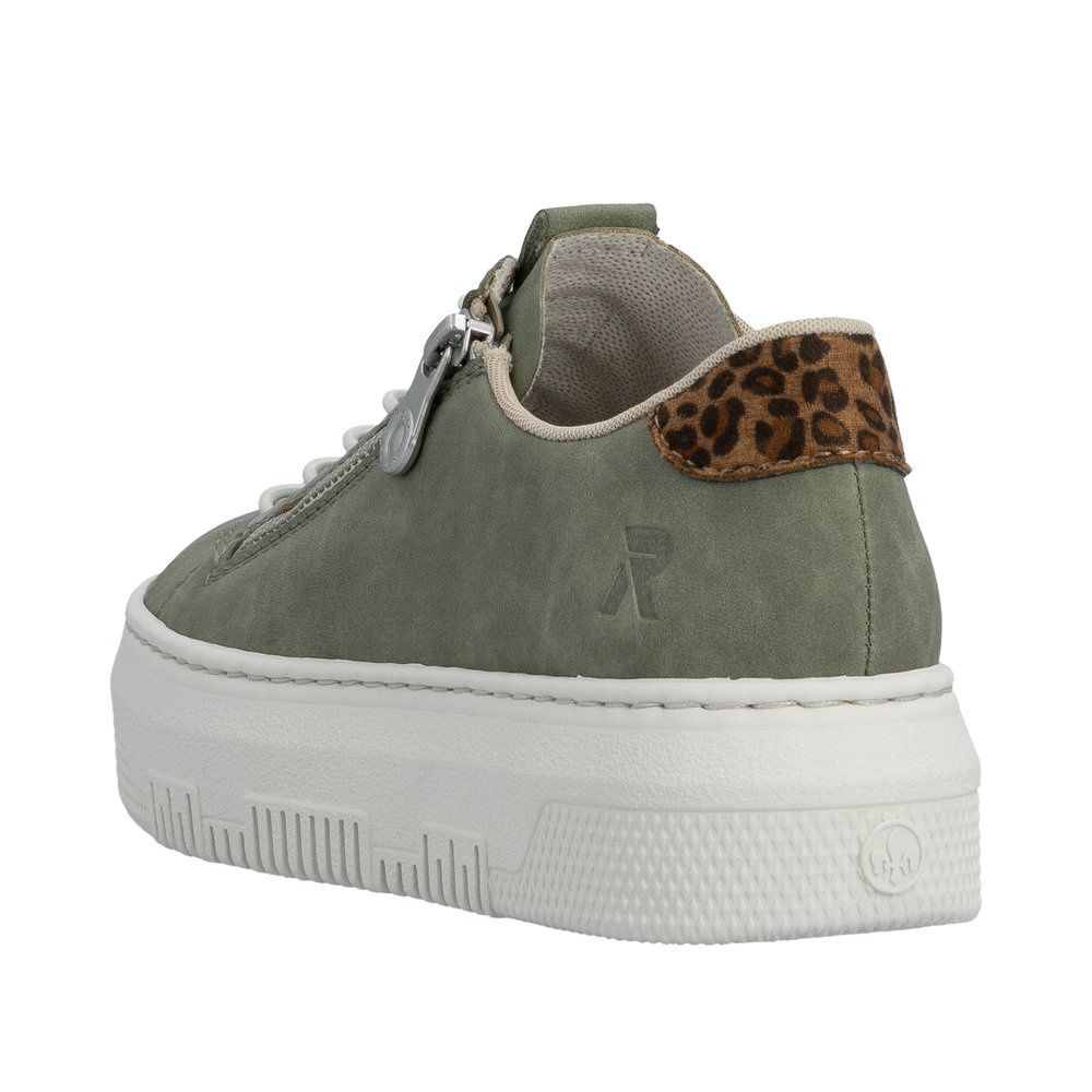 Olive Suede Shoes in Green