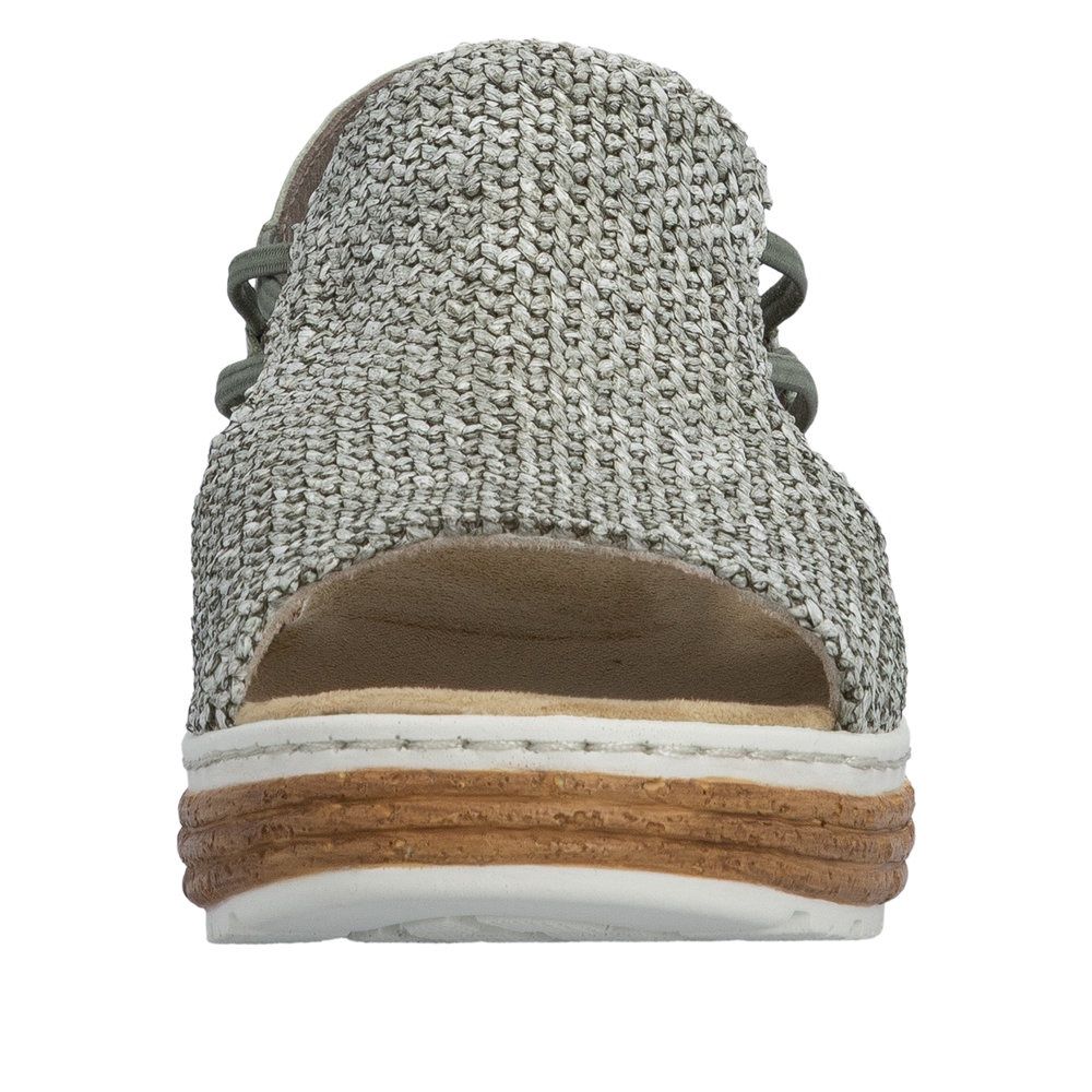 Freya Suede Sandals in Green