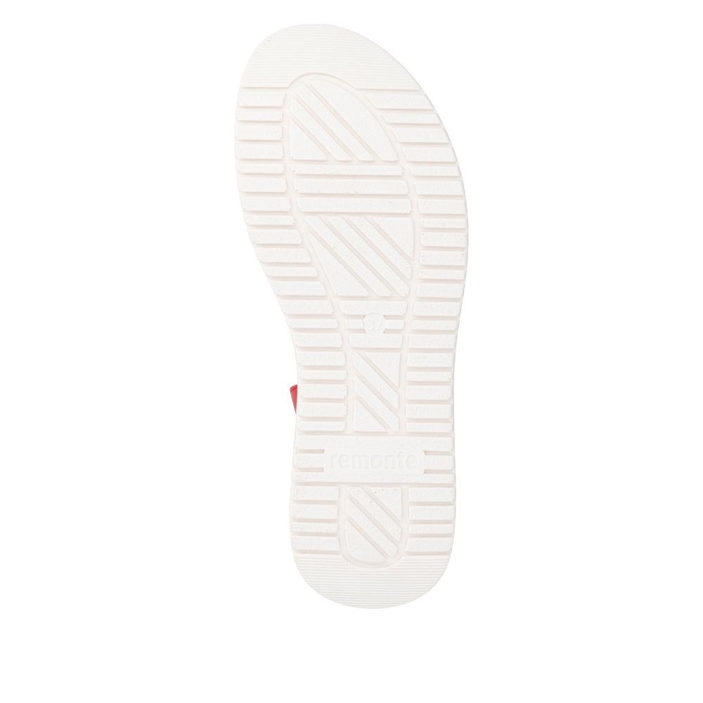 Ruby Leather Sandals in Orange