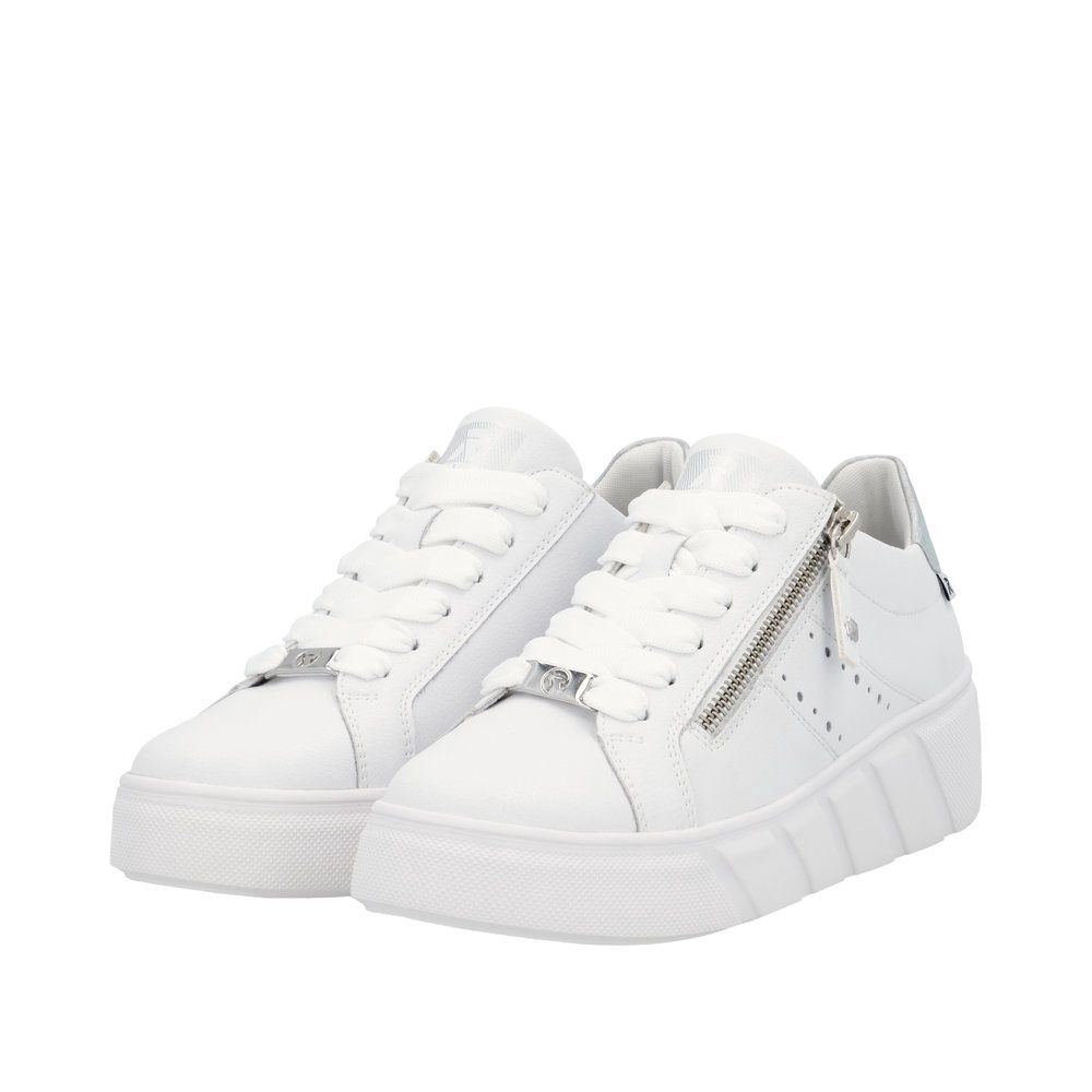 Kate Leather Sneakers in White