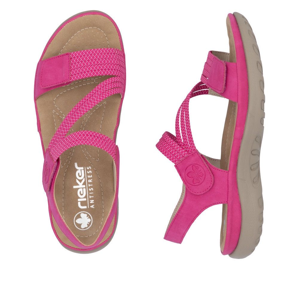 Maya Suede Sandals in Pink
