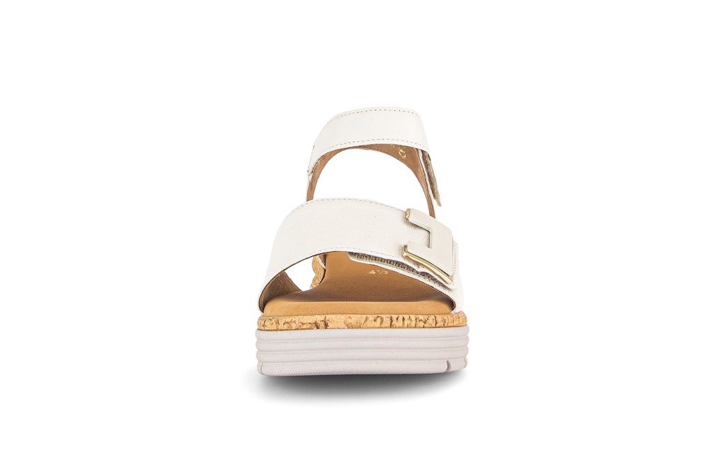 Geneva Sandals with Strap Detail in White