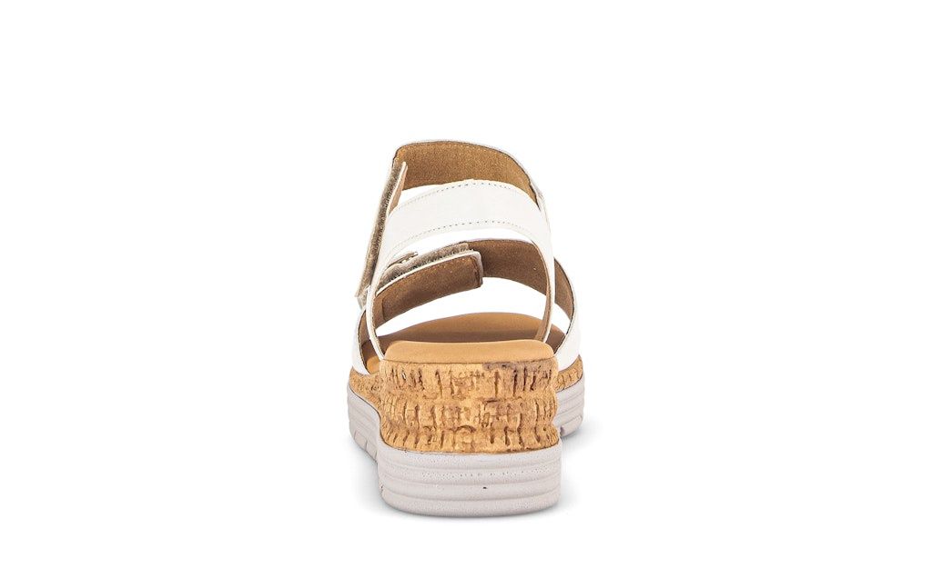 Geneva Sandals with Strap Detail in White