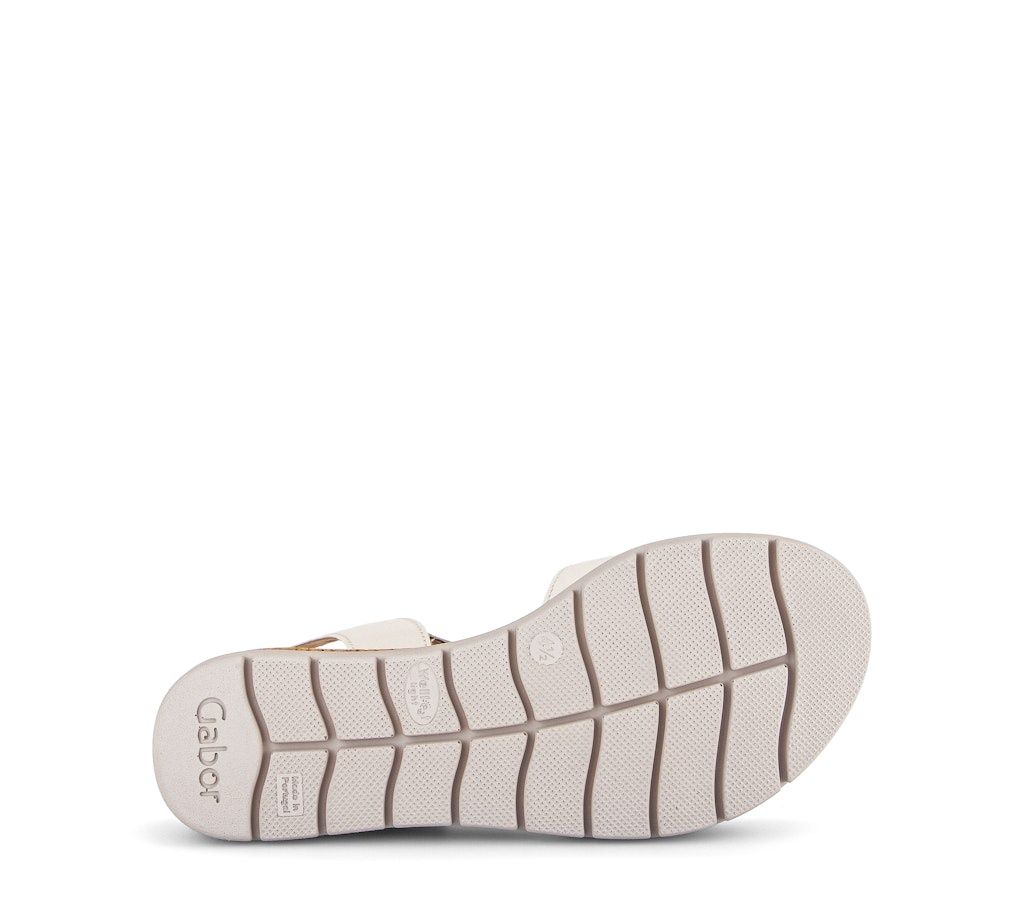 Geneva Sandals with Strap Detail in White