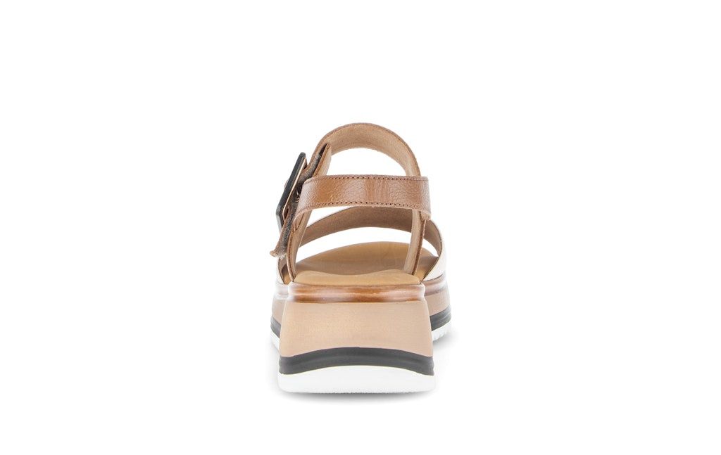 Amelia Sandals with Buckles in Brown