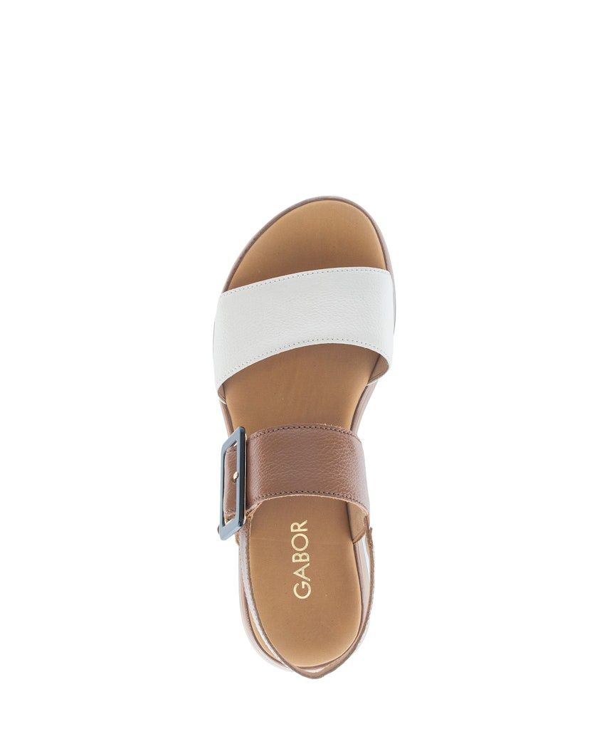 Amelia Sandals with Buckles in Brown