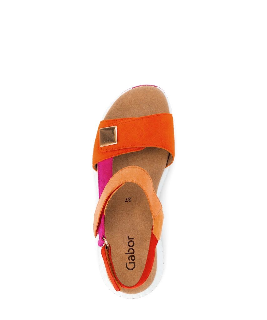 Leanna Sandals with Strap in Multicolour