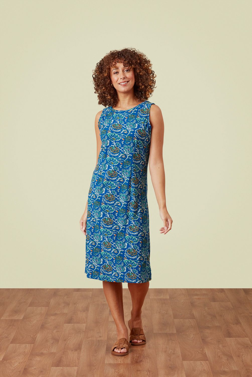 Juniper Dress Lotus Print in Multi