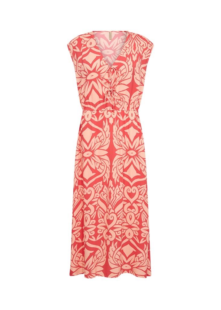 Felone Dress in Salmon Combi