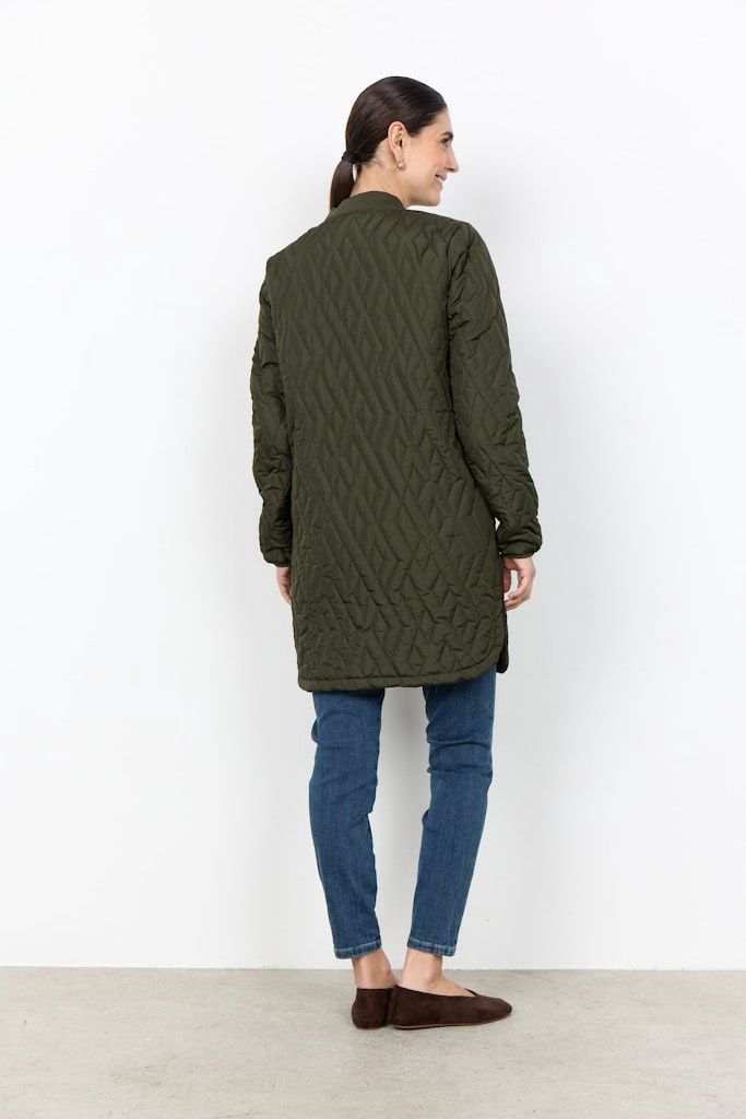 Fenya Quilted Jacket in Forest Night