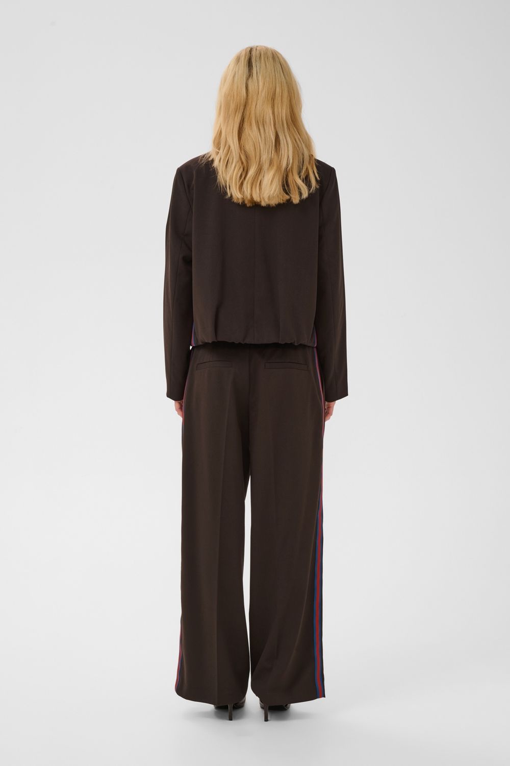 Belsie Long Pants in Coffee Bean