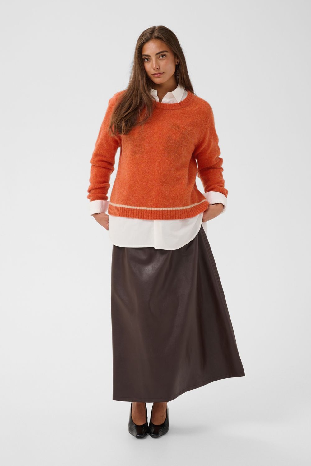 Nova Katrina Pullover in Mecca Orange Melange