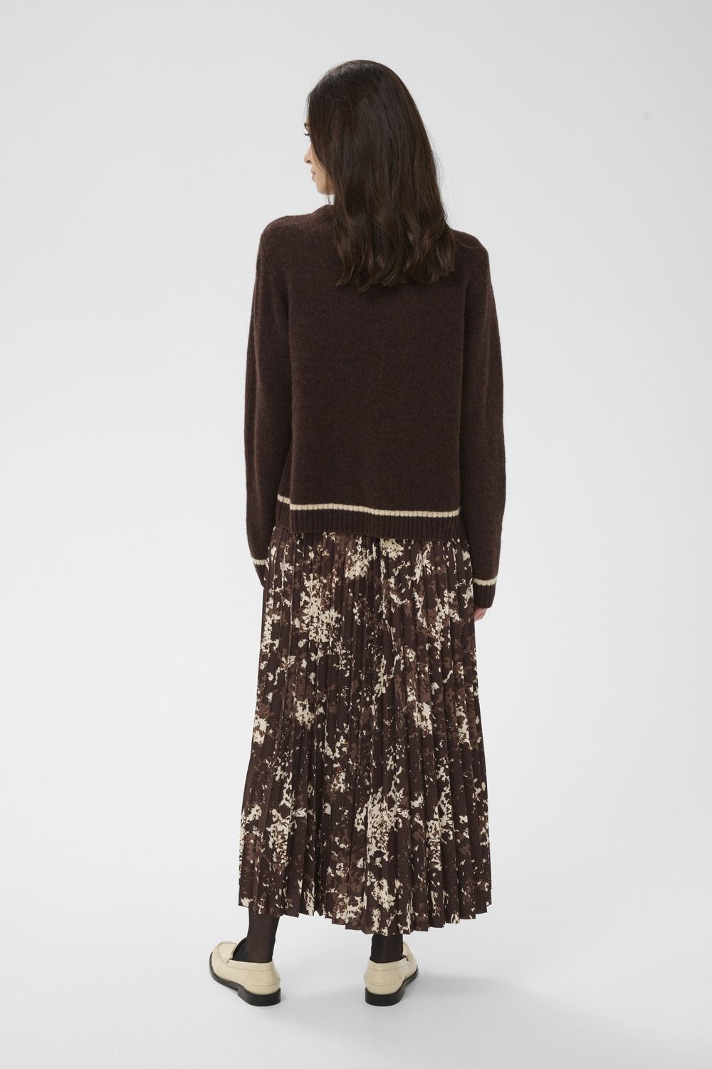 Nova Katrina Pullover in Coffee Bean Melange
