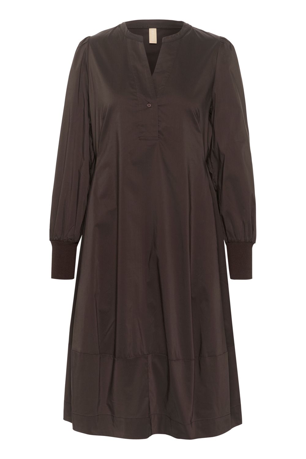 Antoinett Rib Dress in Demitasse