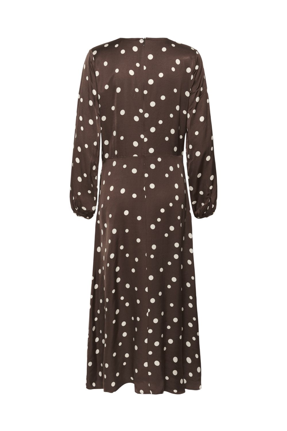 Dotty Berna Dress in Brown