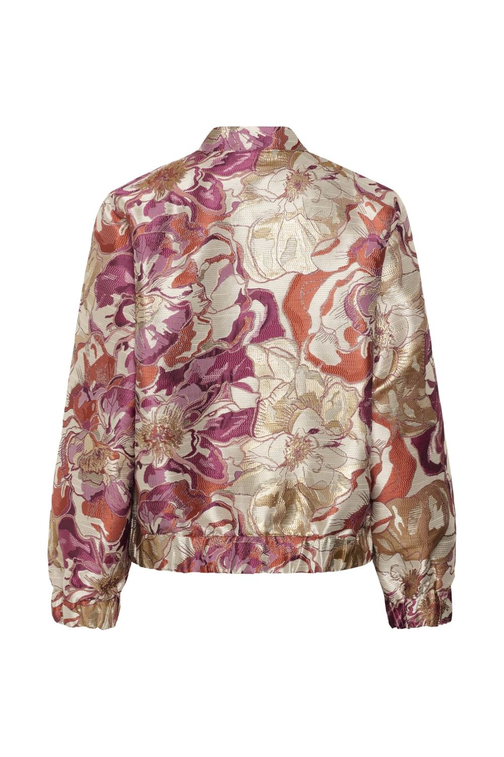 Tajana Bomber Jacket in Orange Flower