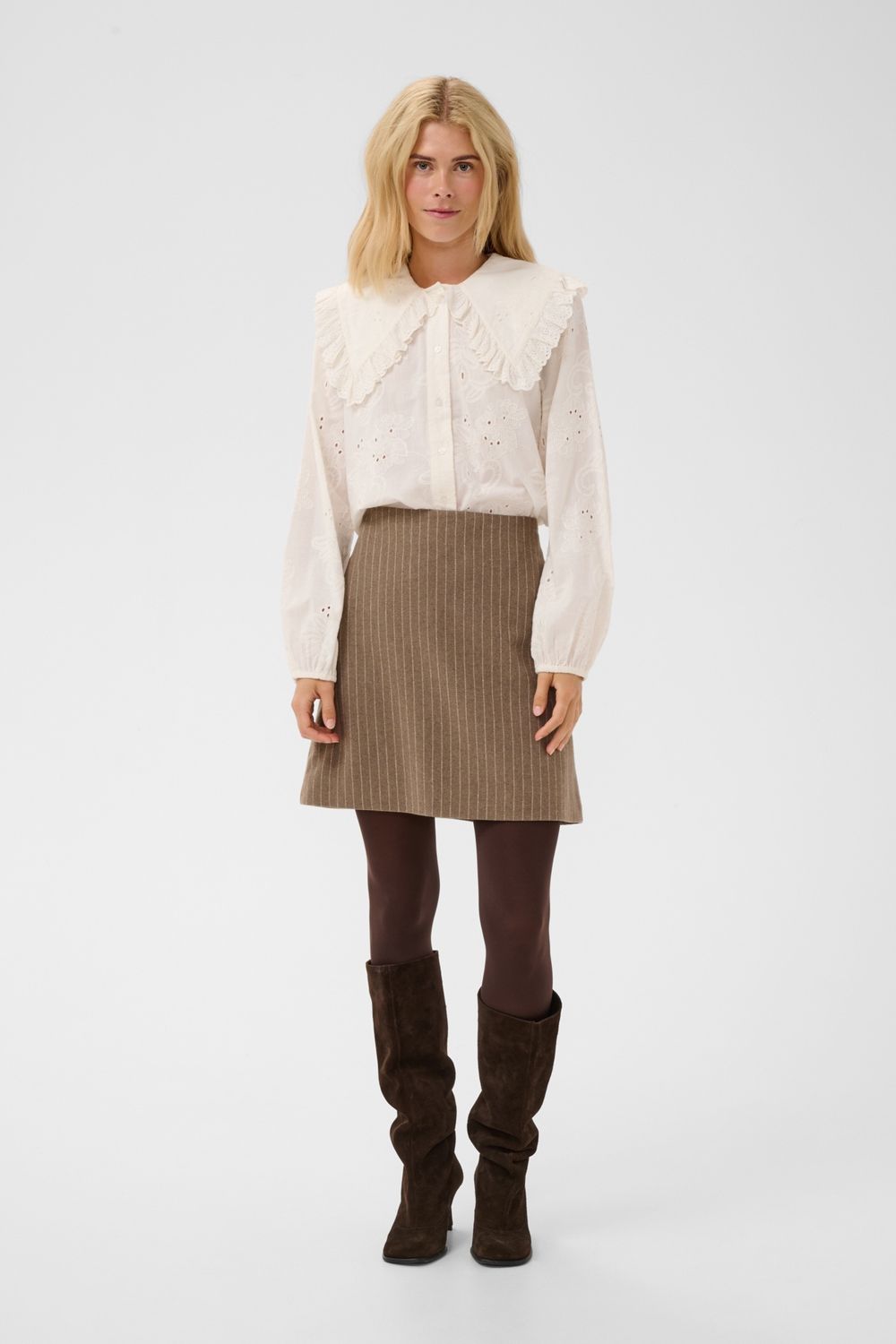 Claramille Shirt in Spring Gardenia