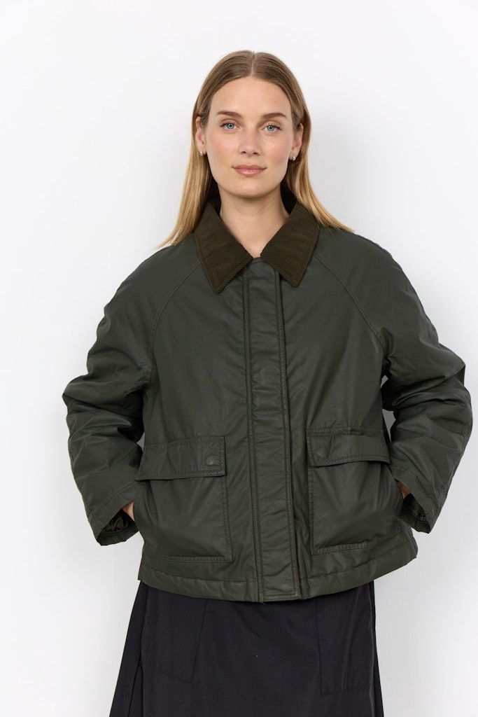 Gia Jacket with Pockets in Forest Night