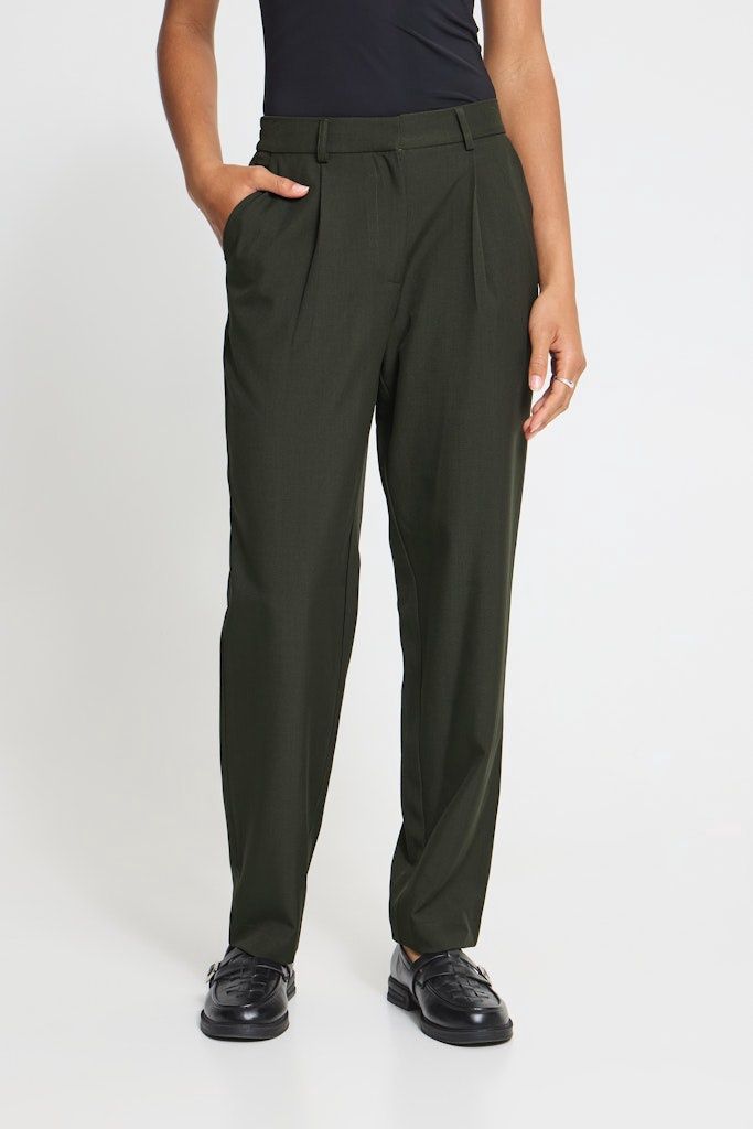 Fava Ancle Trousers in Rosin Melange