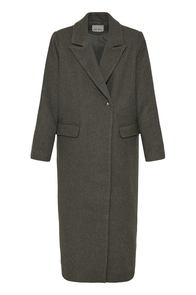 Focola Coat in Rosin Melange