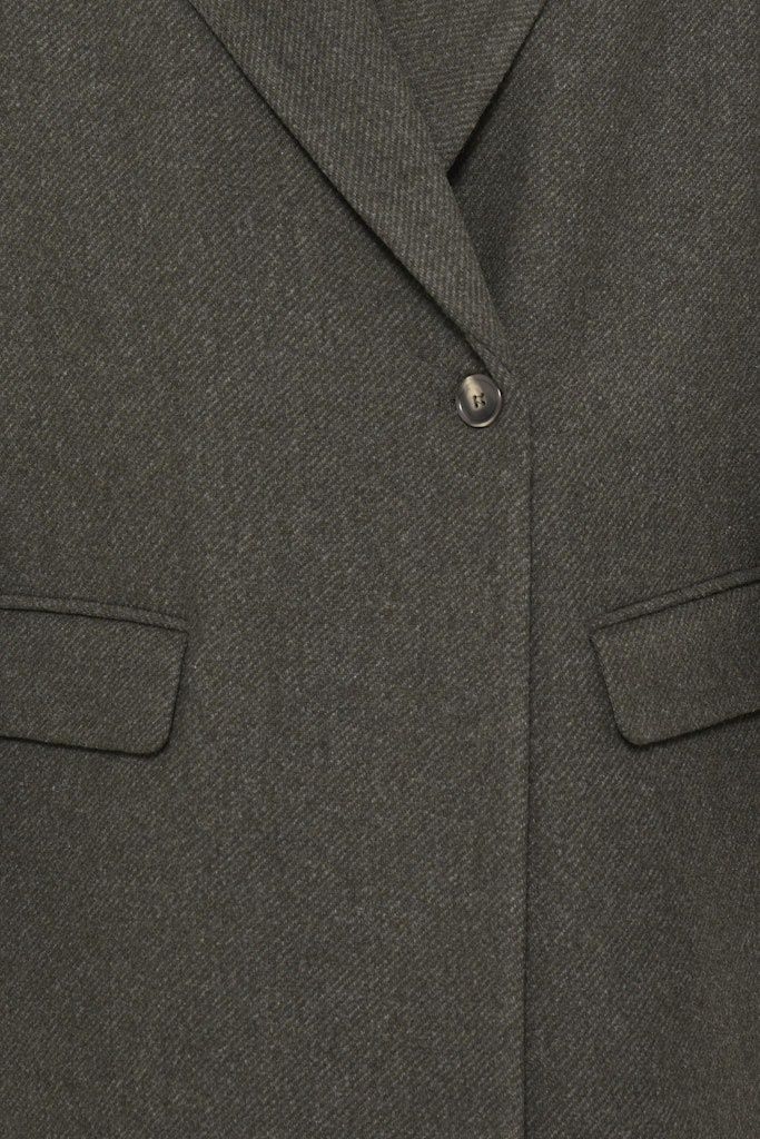 Focola Coat in Rosin Melange