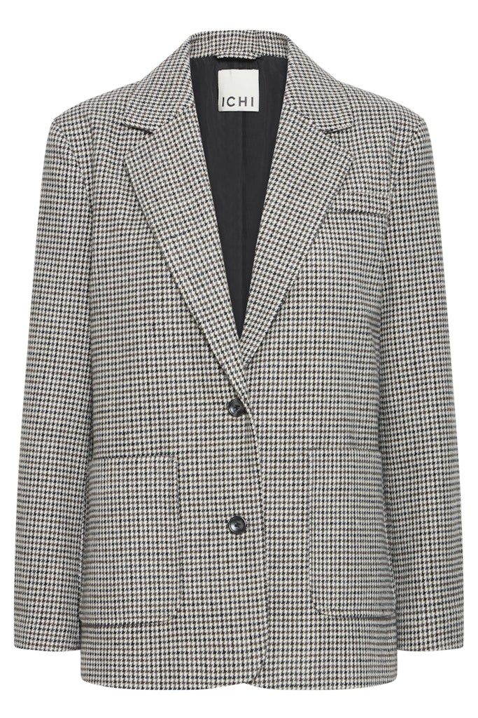 Lubana Jacket in Grey Check