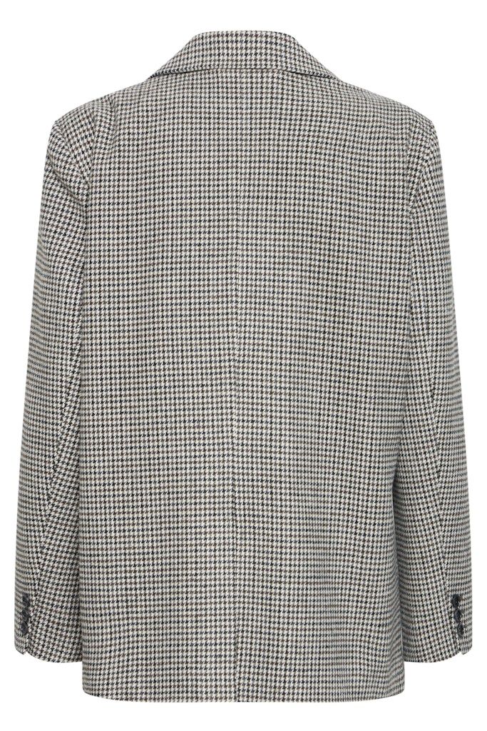 Lubana Jacket in Grey Check