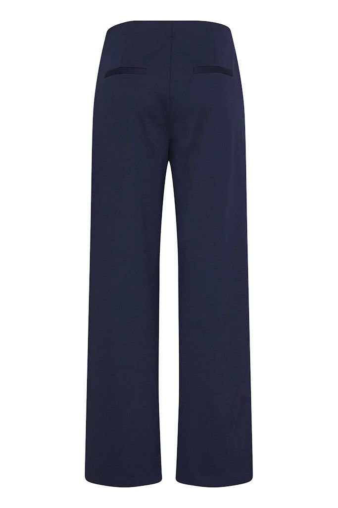 Kate Wide Trousers in Maritime Blue