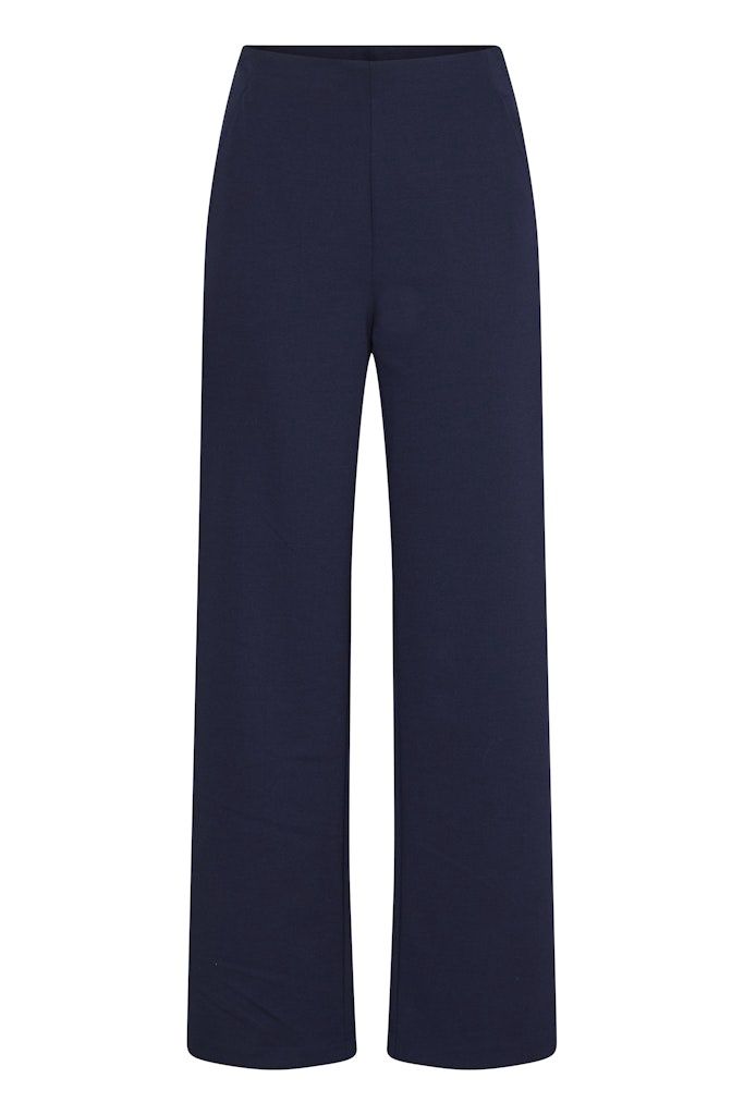Kate Wide Trousers in Maritime Blue